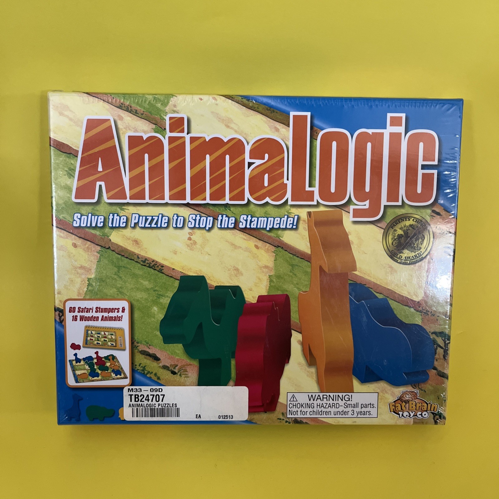 ANIMALOGIC Solve the Puzzle to Stop the Stampede Kids Game – Fat Brain Toy Co