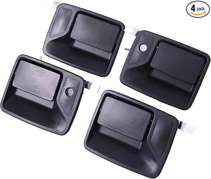 Exterior Door Handle Matte Black Compatible with Select Ford Modes 1999-2016