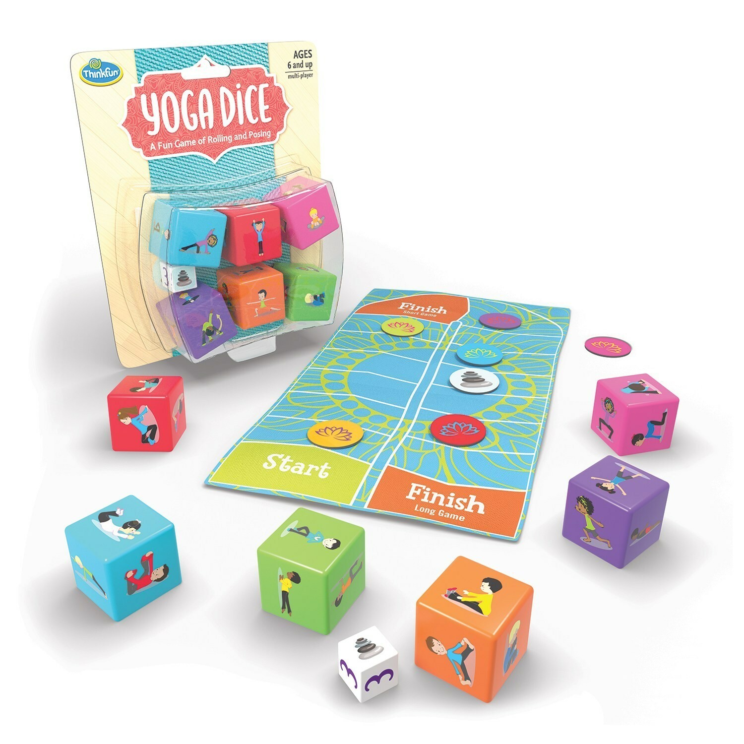 ThinkFun Yoga Dice 844