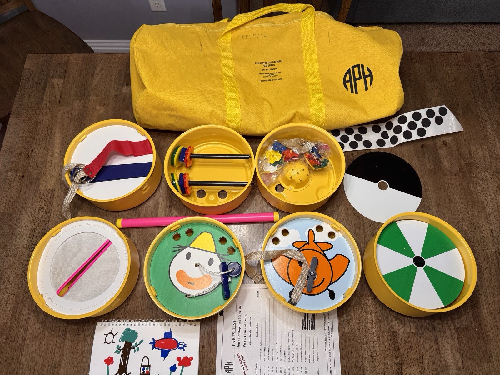 Fine Motor Development Material Kit APH & Carry Bag