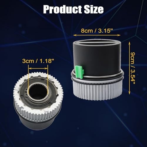 FZJDSD 4WD Front Manual Wheel Locking Hub 1C3Z-3B396-DA Compatible with Ford