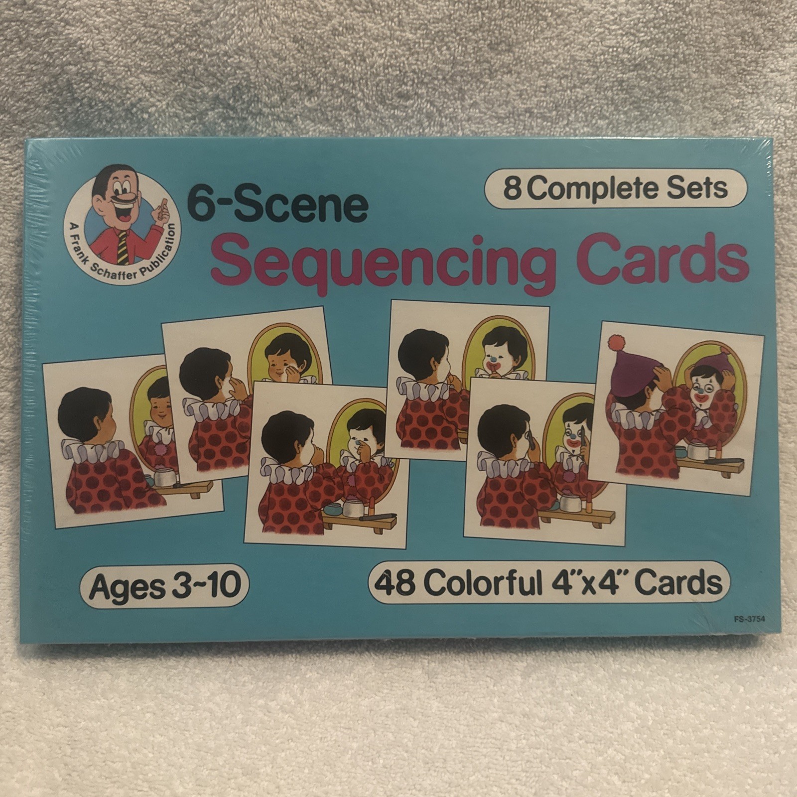 Vintage Frank Schaffer 6 Scene Sequencing Cards 8 Complete Sets 48 Cards NEW