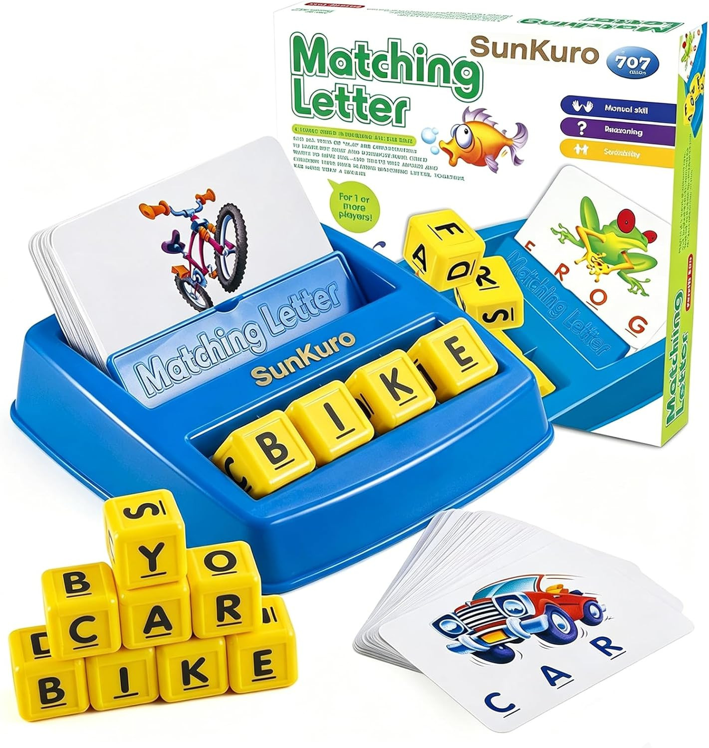 Learning Games for Kids Ages 3-8, Matching Letter Game for Kids Toys Ages 3-8…