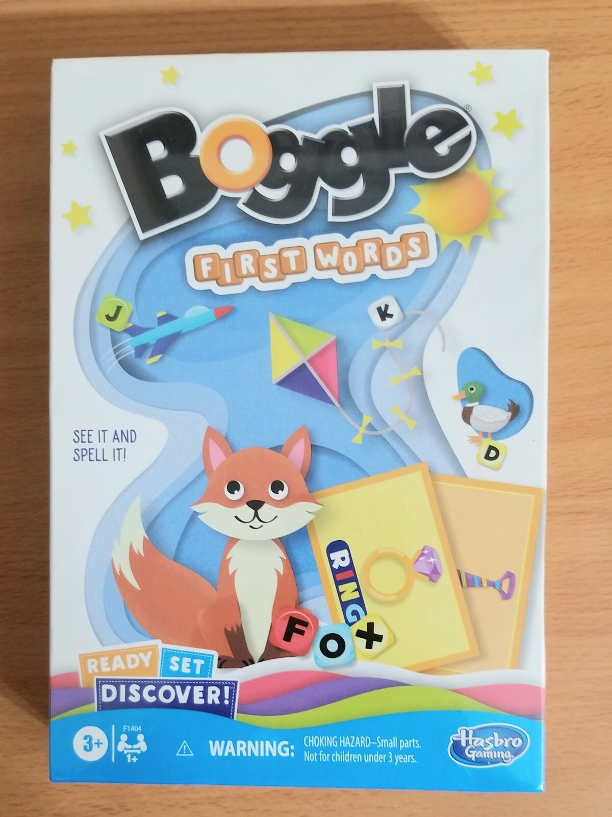 Boggle First Words Game New Sealed Hasbro 2020 ages 3+