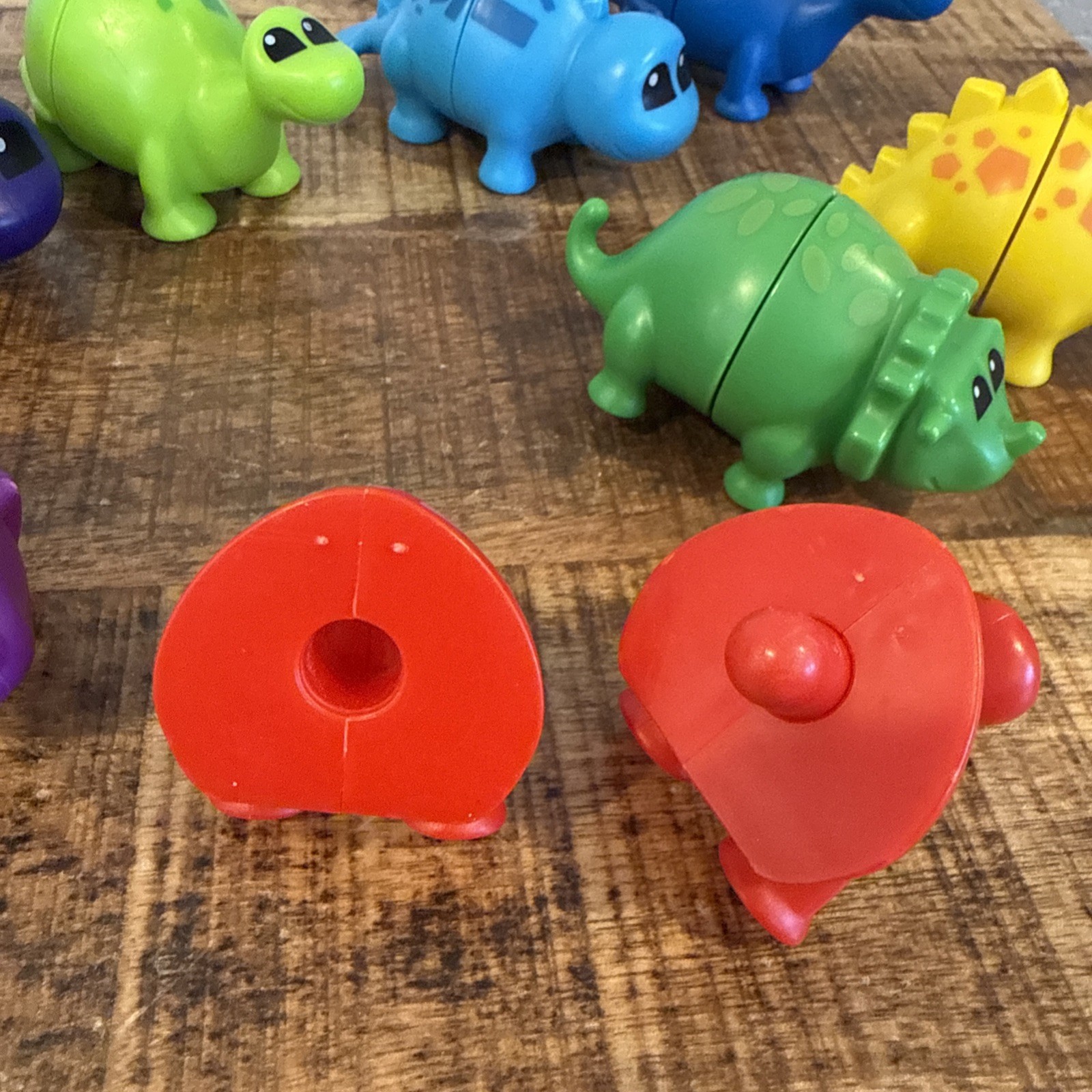Snap-n-Learn Matching Dinos Learning Resources Dinosaur 16 Piece Color Match Set