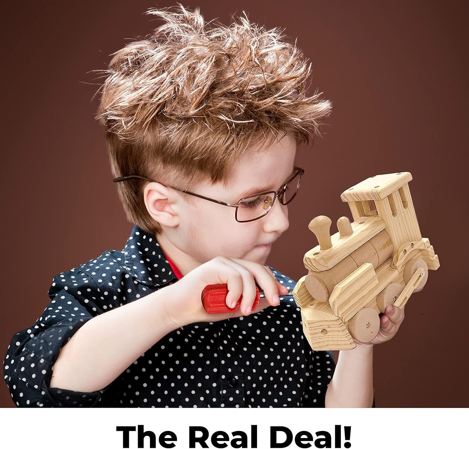 Woodworking Building Kit for Kids and Adults, 2 Educational DIY Carpentry