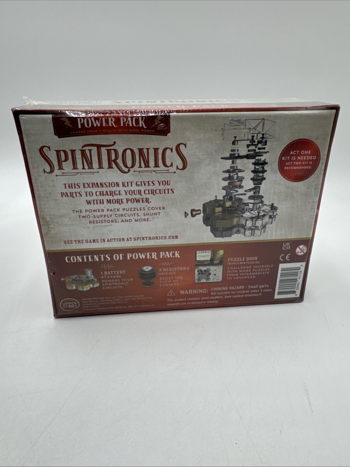 SET OF 2 Spintronics Learning Game: Act Two, & Power Pack. New, Sealed
