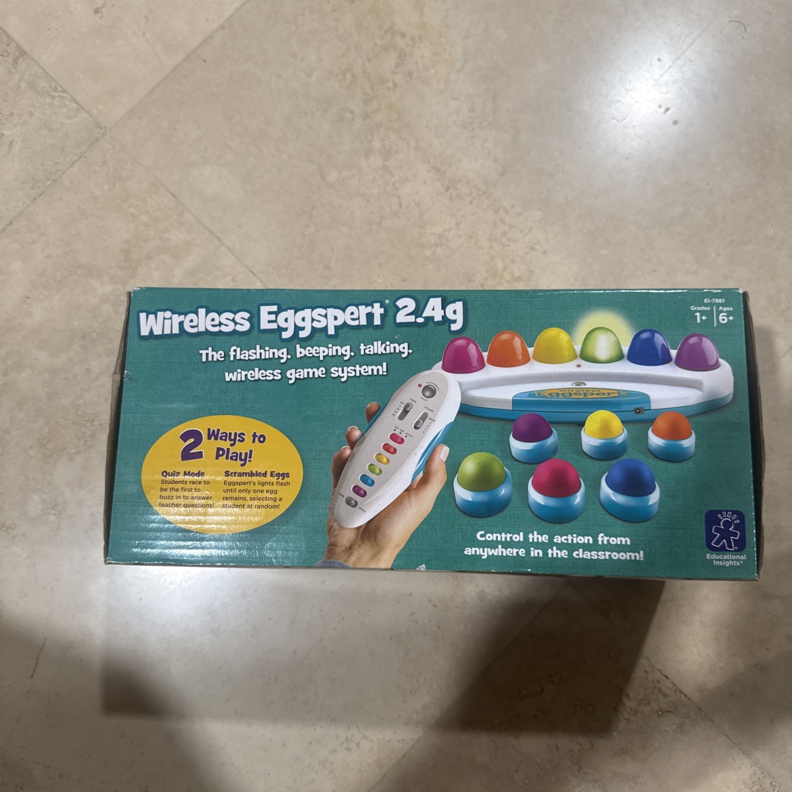 Educational Insights Wireless Eggspert 2.4g Classroom Games Quiz Buzzer Teachers