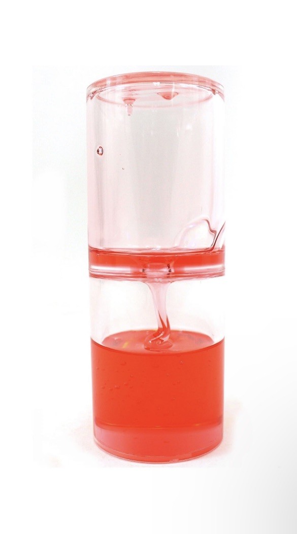 Liquid Motion Small Ooze Tube Red Art In Motion