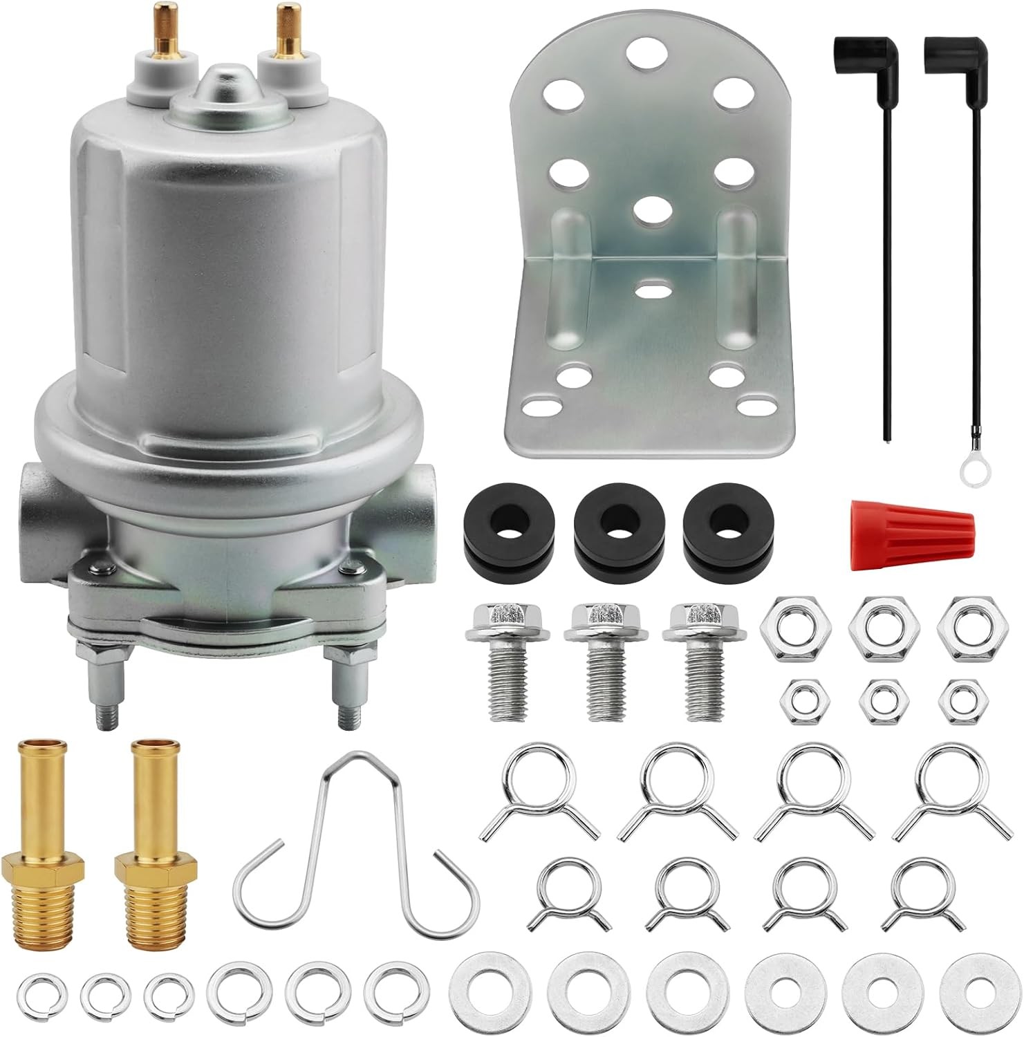 P4259 Universal Electric Fuel Pump, Automotive Replacement 12V In-Line Rotary