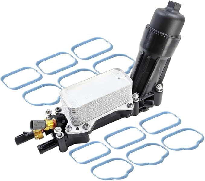 Engine Oil Cooler & Oil Filter Housing Assembly | Fit for 2014-2016 Chrysler 200
