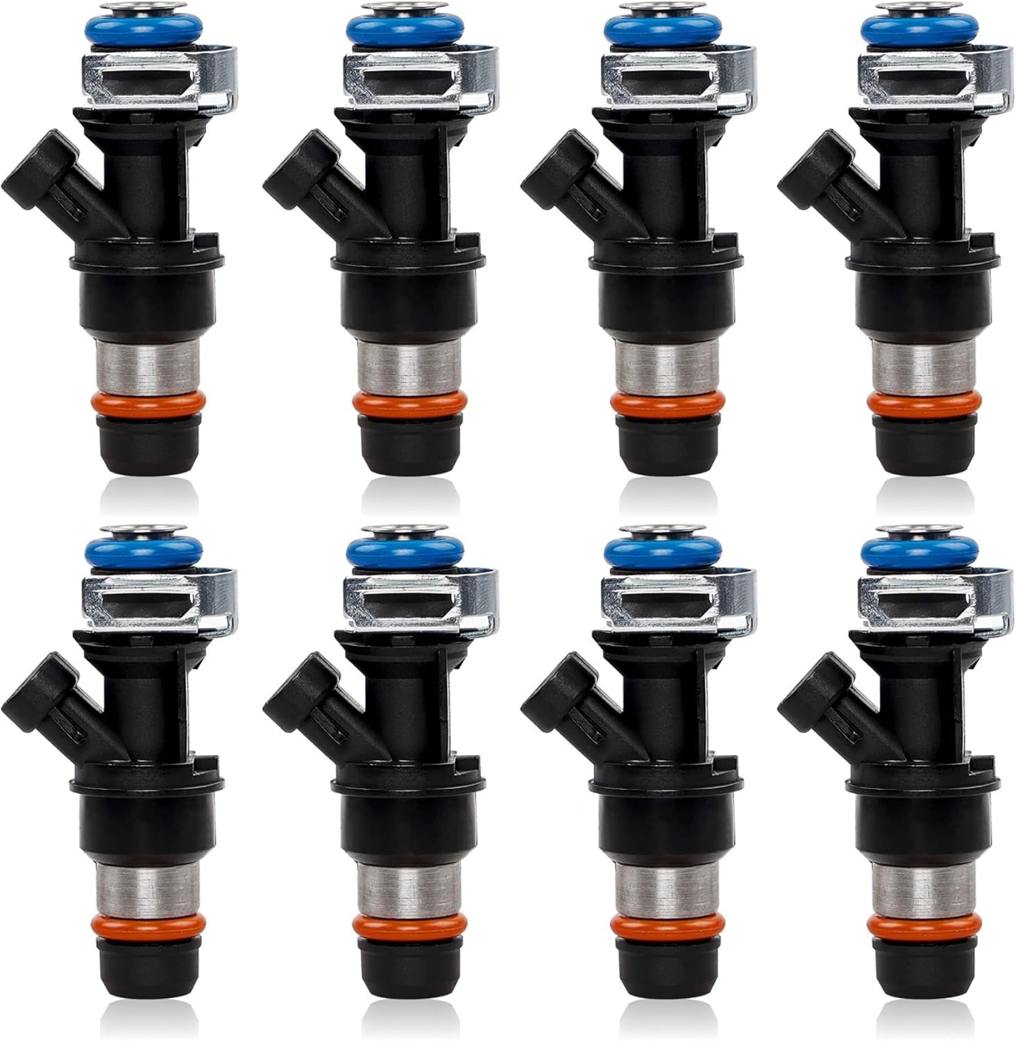 4.8 5.3 6.0 Fuel Injector 4 Holes 8Pcs, 3.15 inches (L x W) x 2.01 (H)