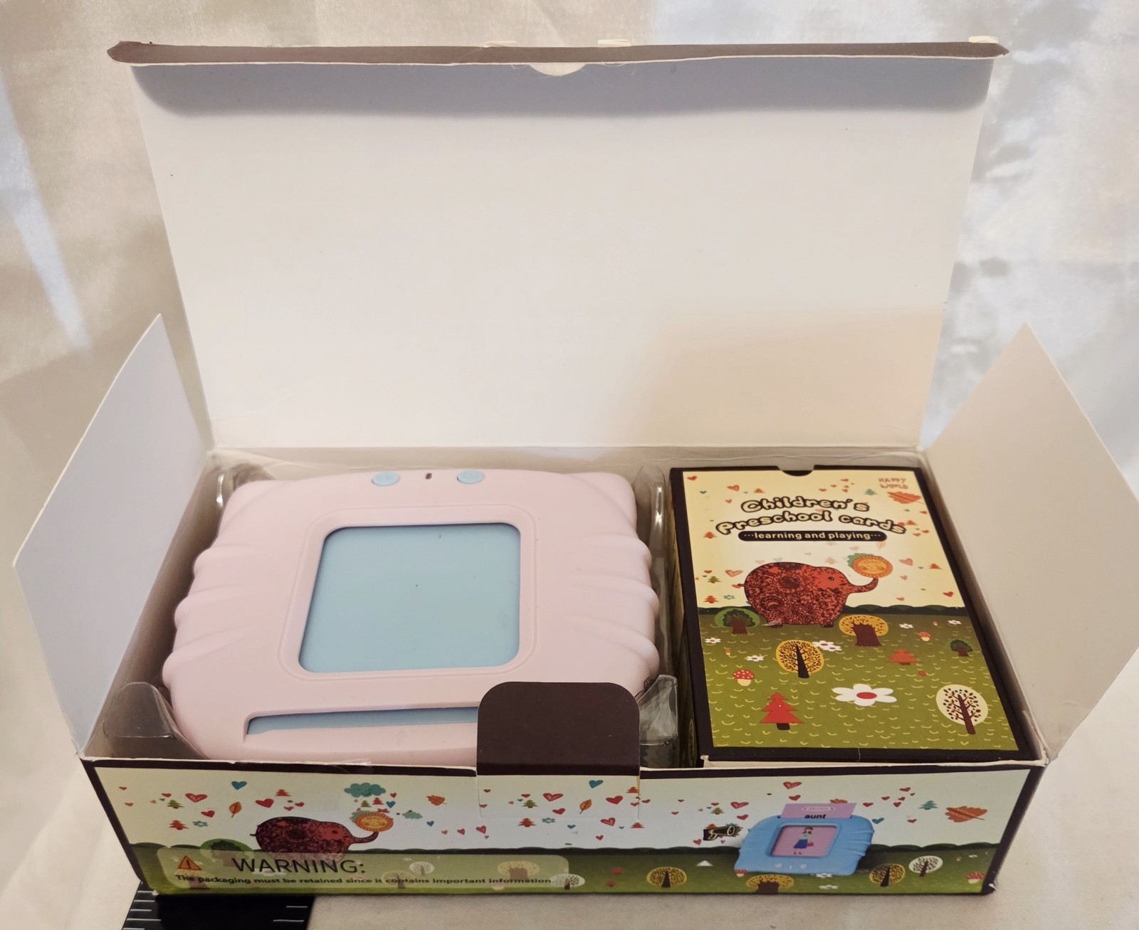 Children’s Early Education Device Talking Device W/ 112 Talking Flash Cards