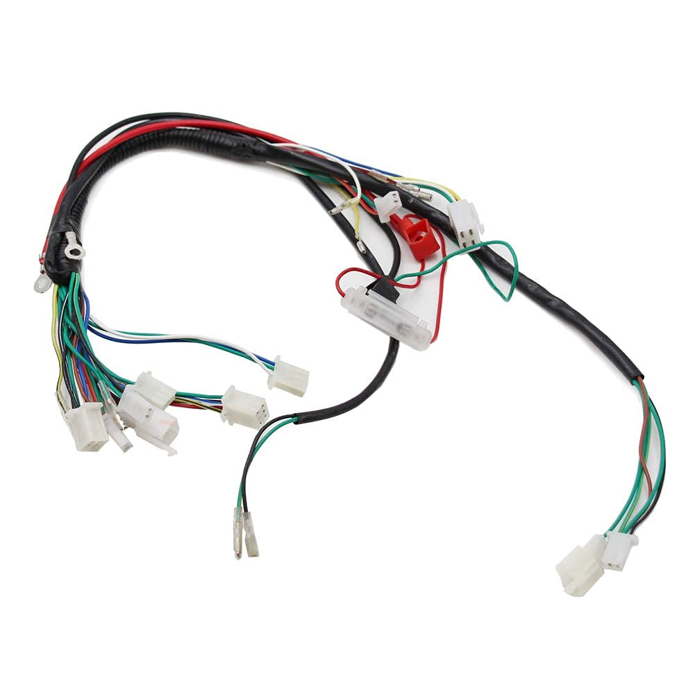 Full Wiring Harness Coil CDI Spark Plug Kits for 50Cc 70Cc 90Cc 110Cc 125Cc 140C