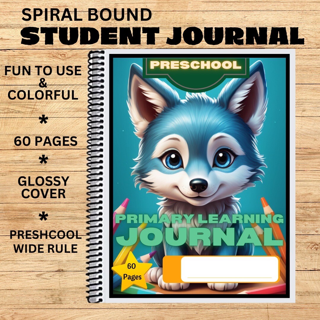 Set of 10 – Preschool Story Journals – Student Journal #PS3