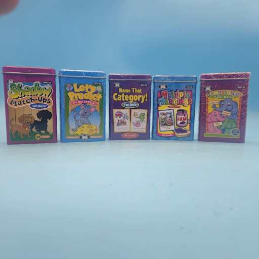 NEW 5 Super Duper Fun Decks Educational Cards Predict Shadows Compare Meanings