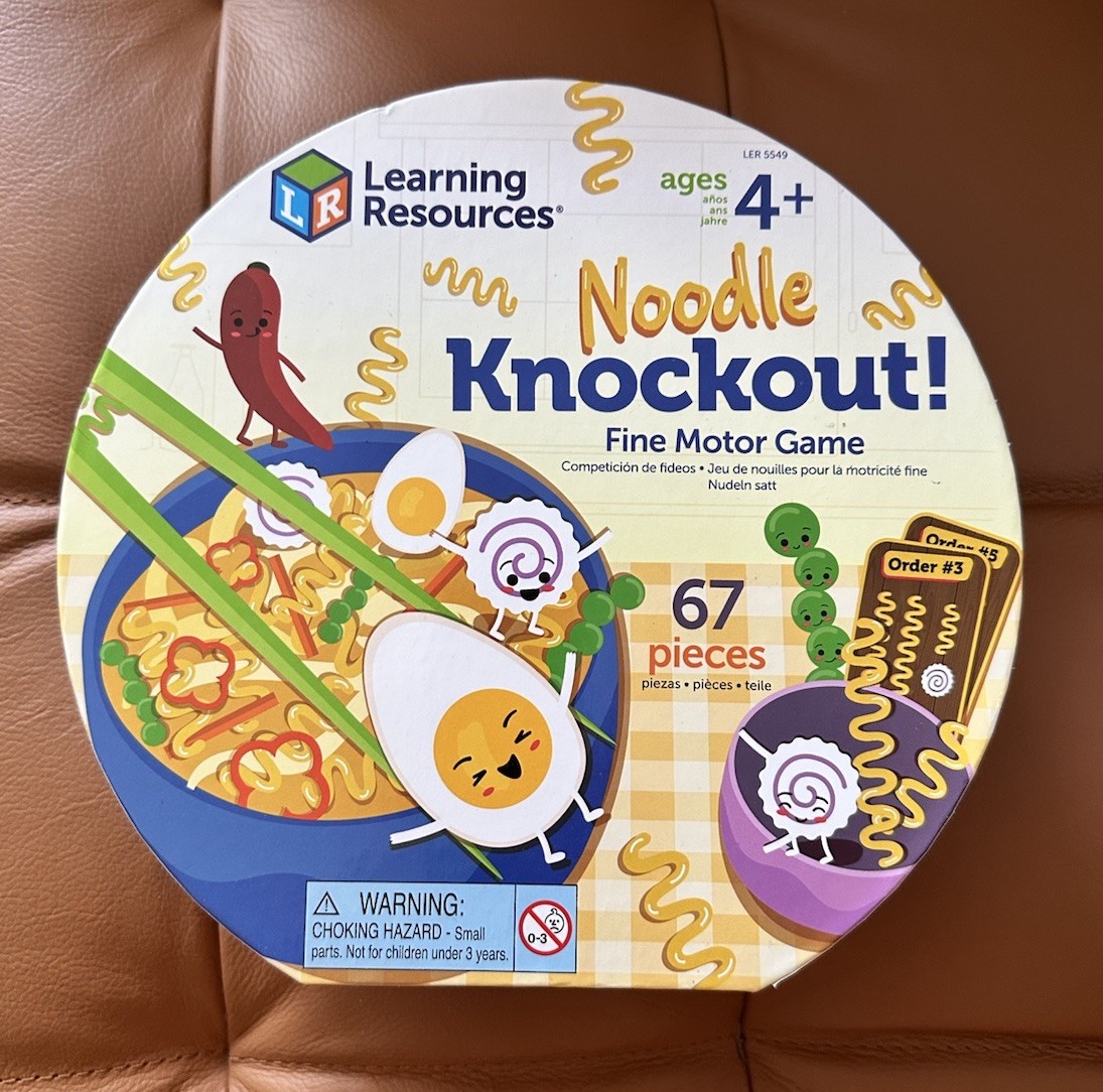 67 Pcs Learning Resources Noodle Knockout! Ramen Rumble Fine Motor Game for Kids