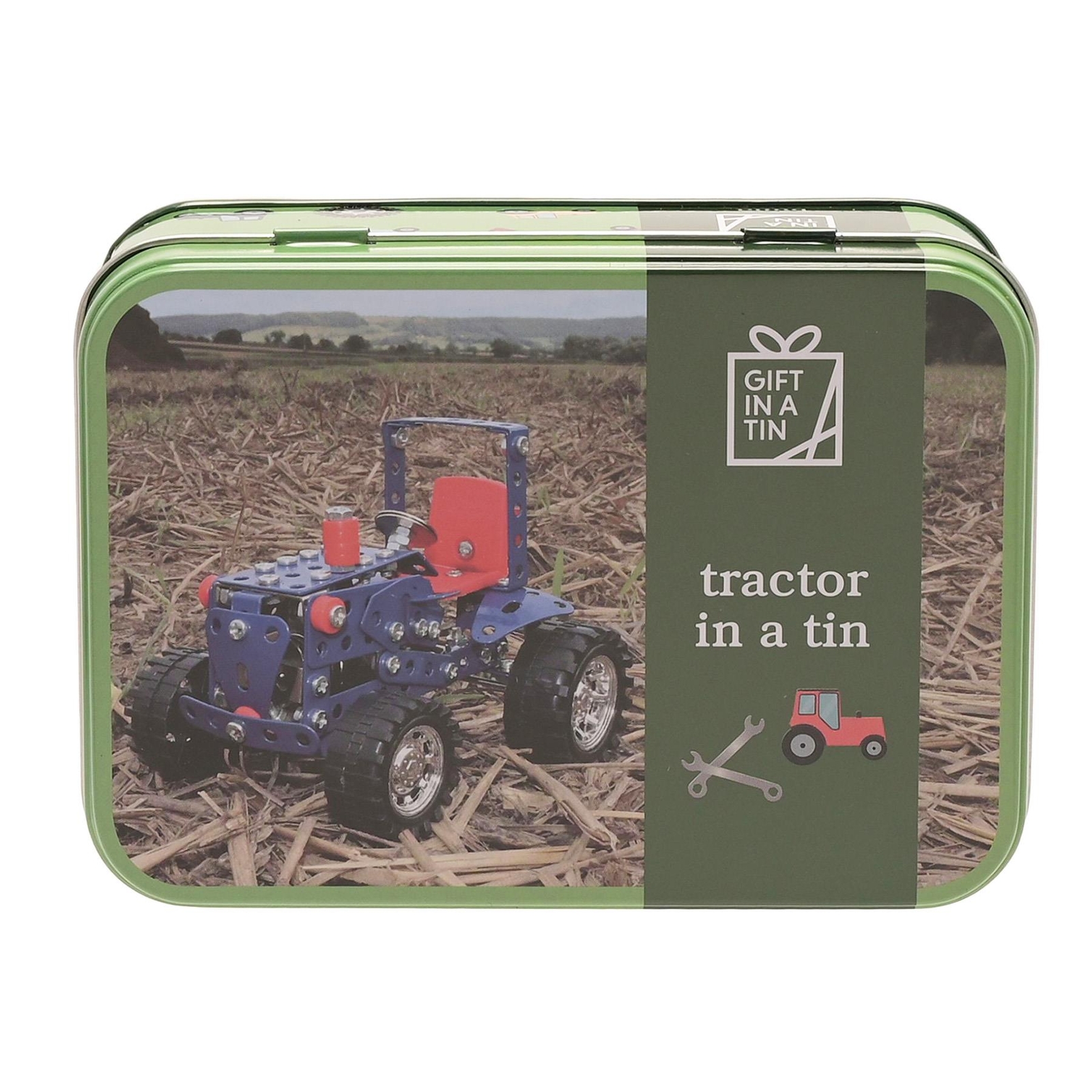 Gift in A Tin Craft / Activity Set Age 8 Make your own Tractor