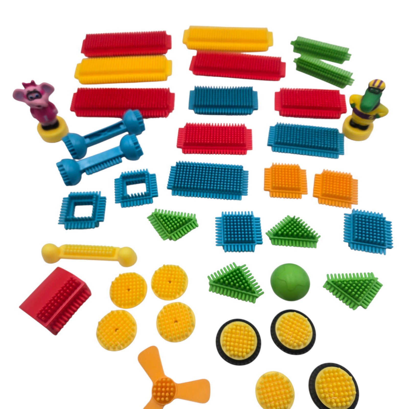 Bristle Block Building Toy Build Play Set Fun Bricks Fine Motor Skill Sensory