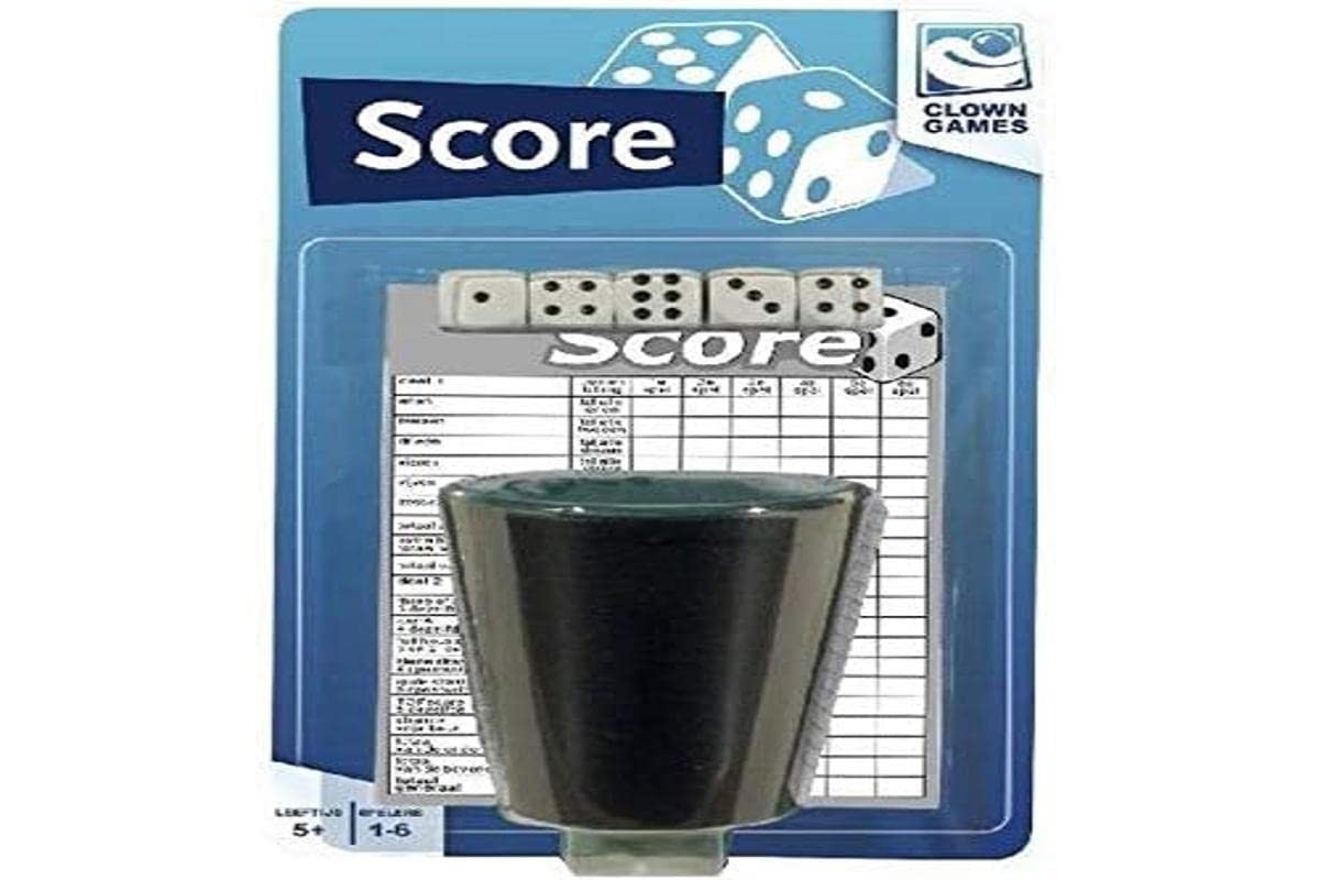 Clown Games YH-DS1605B Dice, Black Set