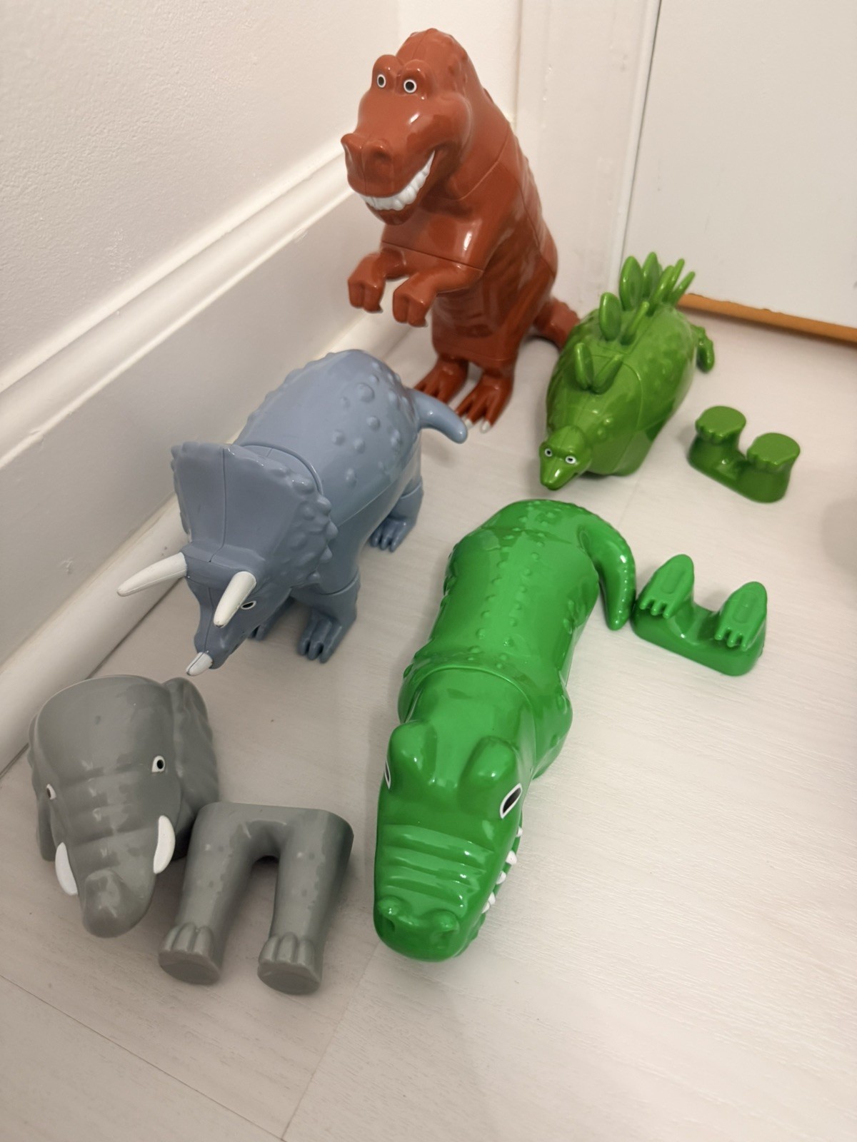 Popular Playthings Magnetic Mix and Match Dinosaurs and extra replacement parts