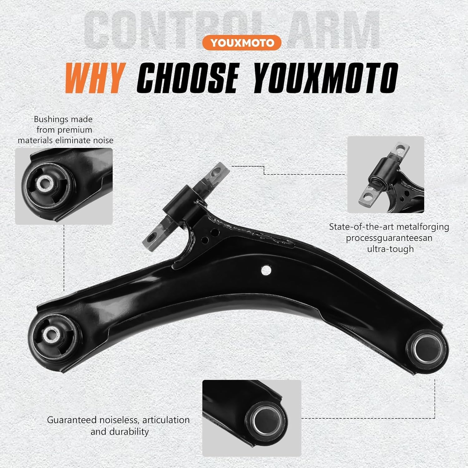 8PCS Front Lower Driver & Passenger Side Control Arms Suspension Kits Ball Join