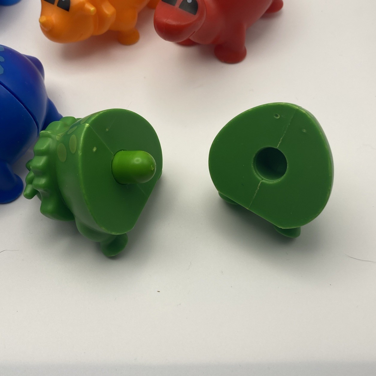 Learning Resources Snap-n-Learn Matching Dinos Lot Of 7