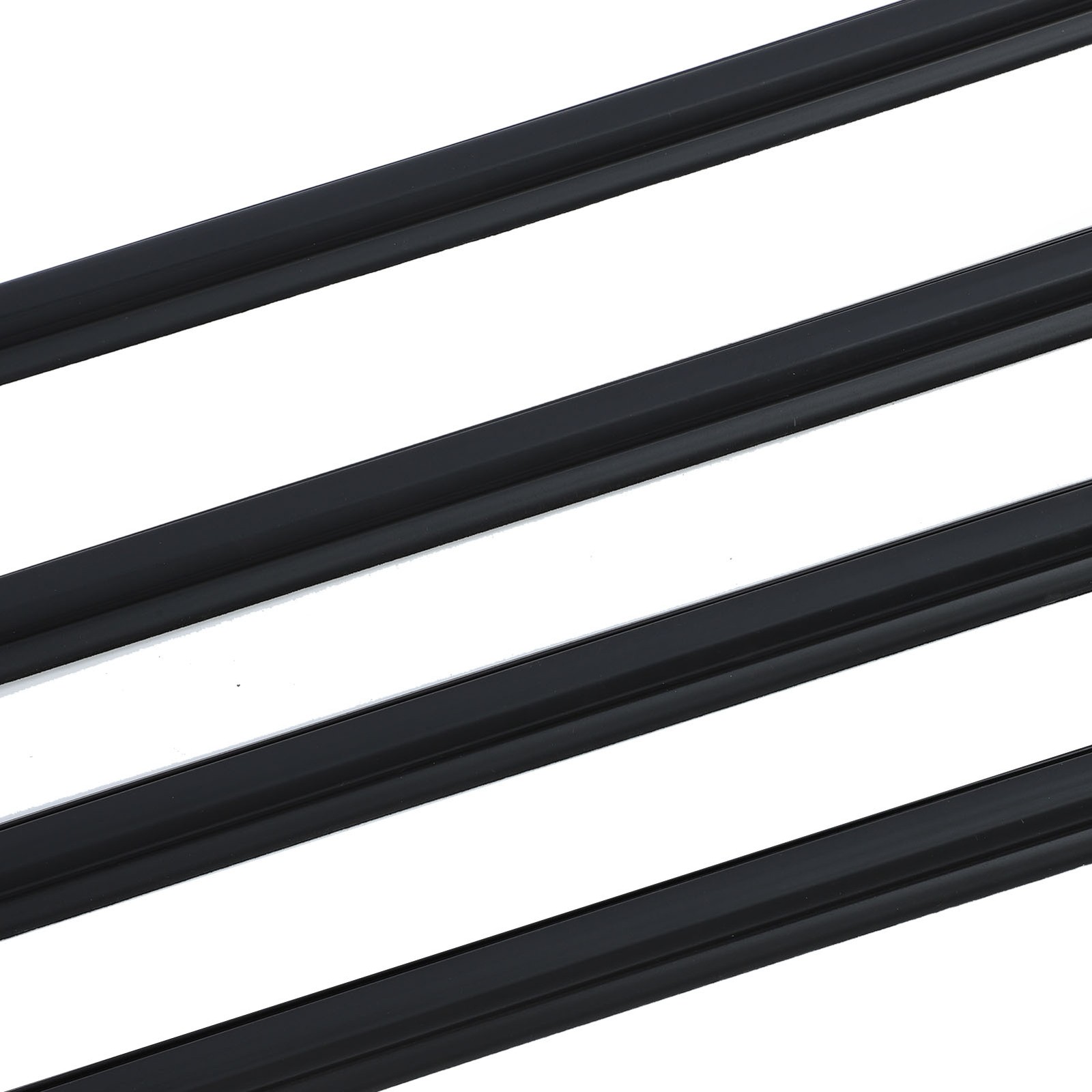 4PCS Black Car Window Weatherstrip Seal Belt Strong Sealing For Outlander A MCKQ