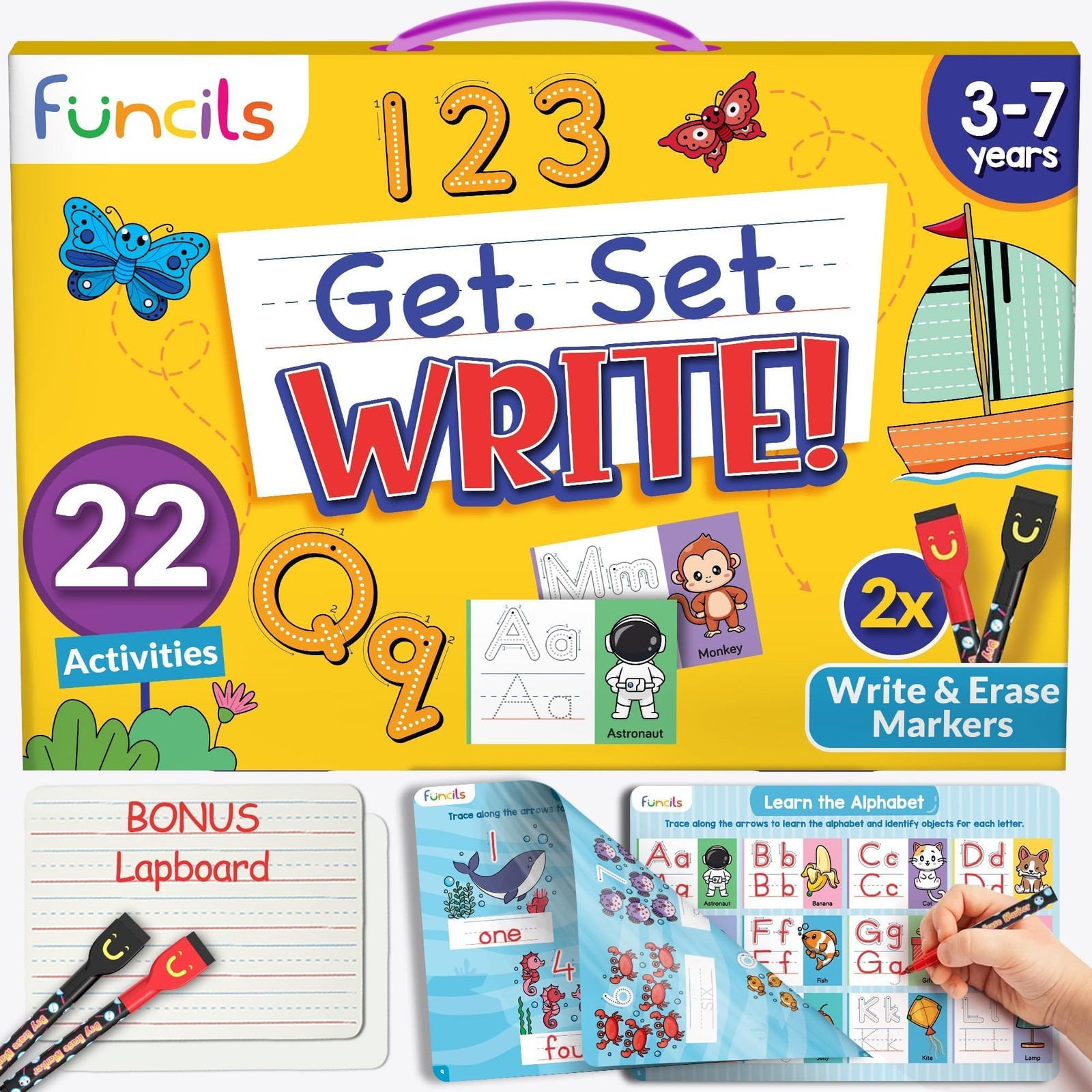 Funcils Learn to Write for Kids – Educational Toys & Games, Preschool & Kinde…