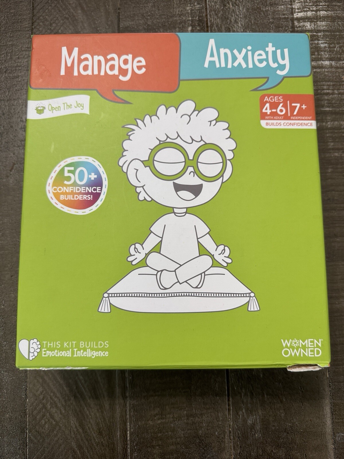 Open The Joy Anxiety Management Box for Kids