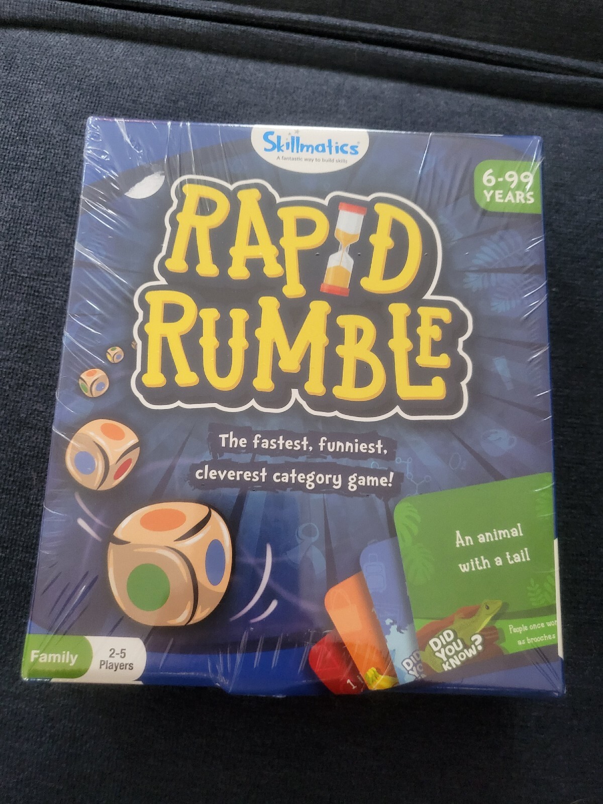 Board Game Rapid Rumble Educational Gifts for 6 Year Old And Up Adults Teens
