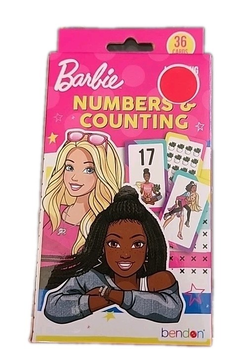 Barbie & Friends Numbers & Counting Learning 36 Flash Cards ~ NEW ~