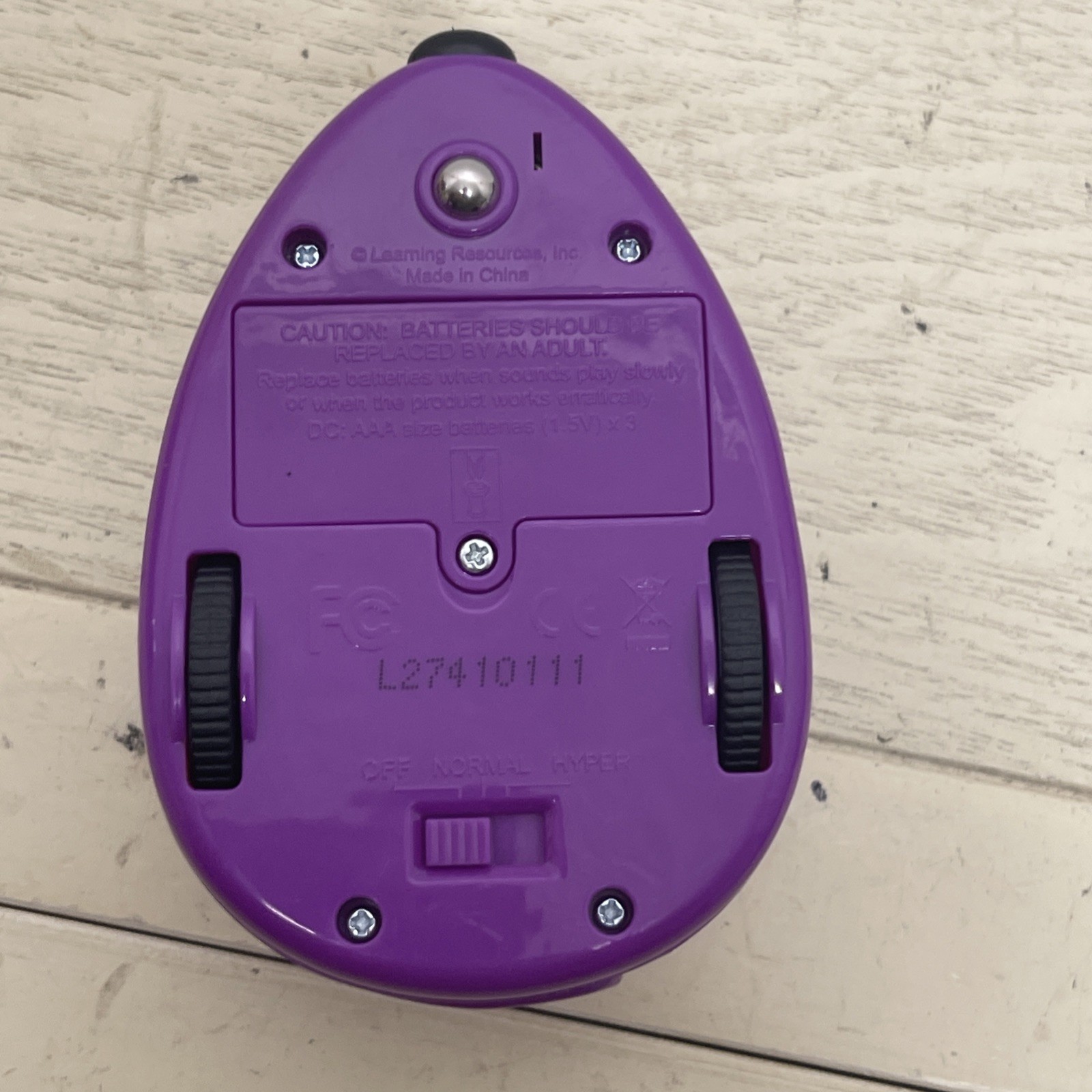Learning Resources Code & Go Robot Mouse STEM Tested & Working Purple