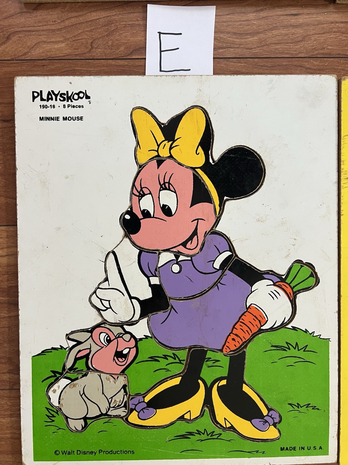 Vintage 1970s Playskool Puzzles Sold Individually