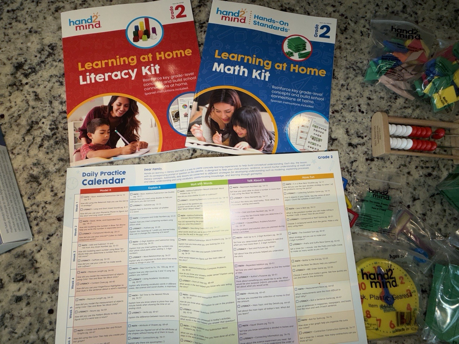 Hand2Mind Primary Literacy AND Math Manipulative Kit – New & Complete!