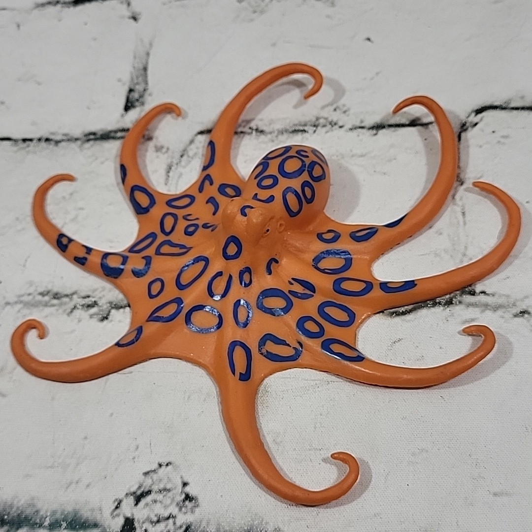 Boley Nature World Sea Creatures Blue Ringed Octopus Figure Toy