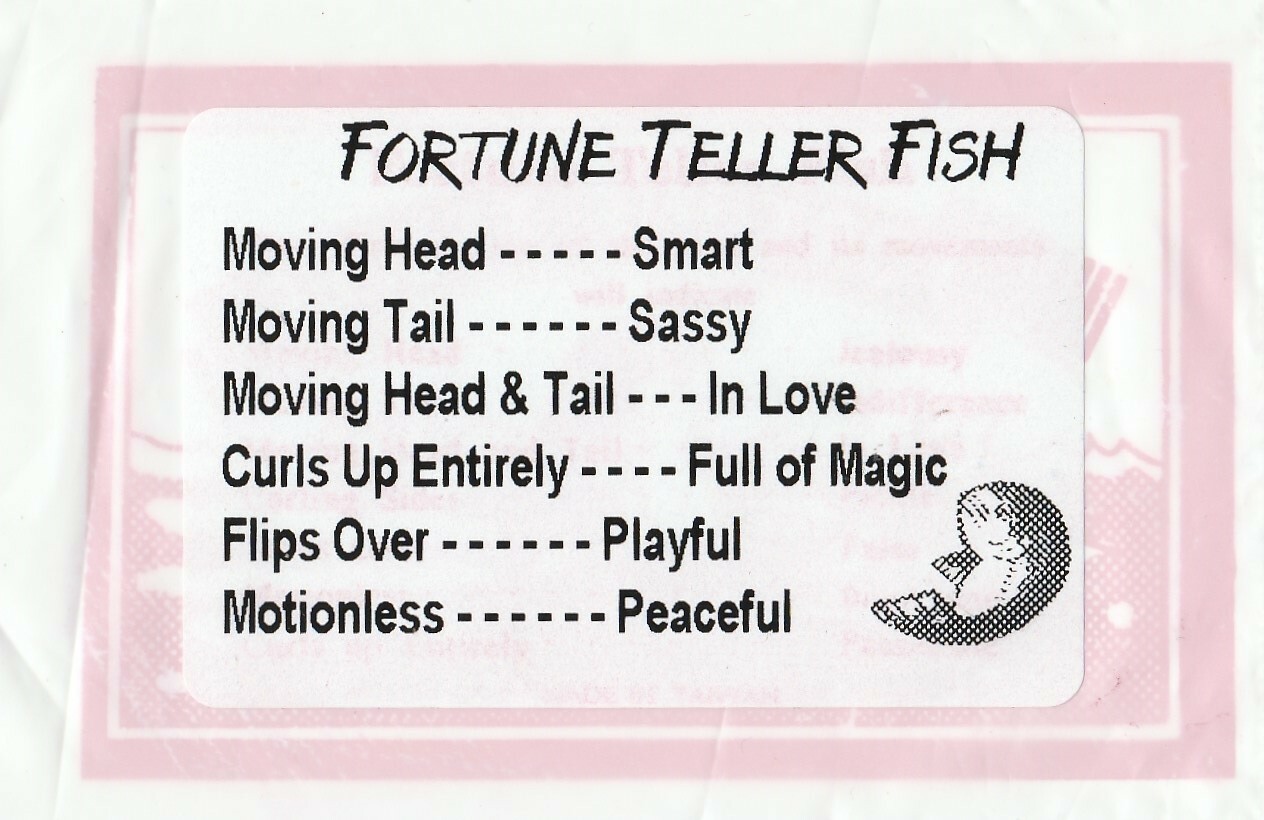 12 Fortune Teller Fish – Exclusive KIDS VERSION – Special Fortunes Just for Kids