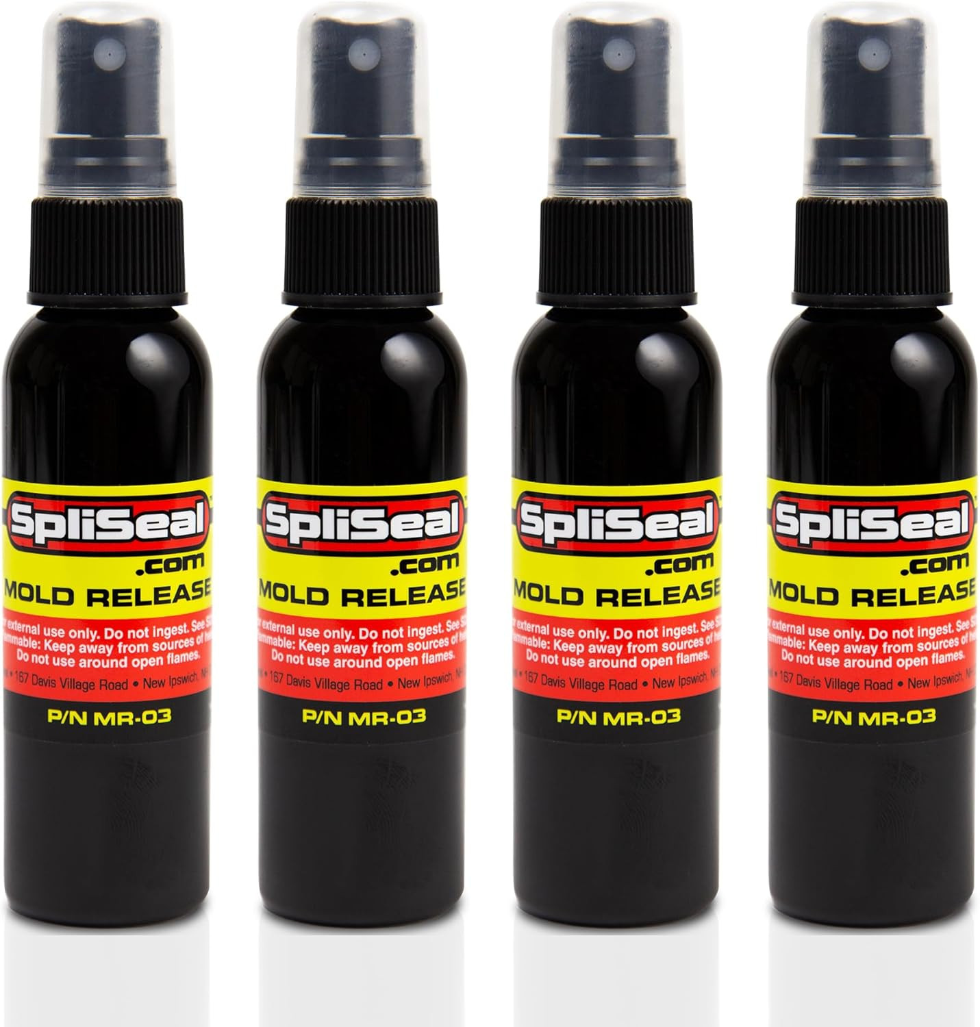 Spliseal Mould Release Spray – Easy Clean Separation for Moulds, Pack of 4