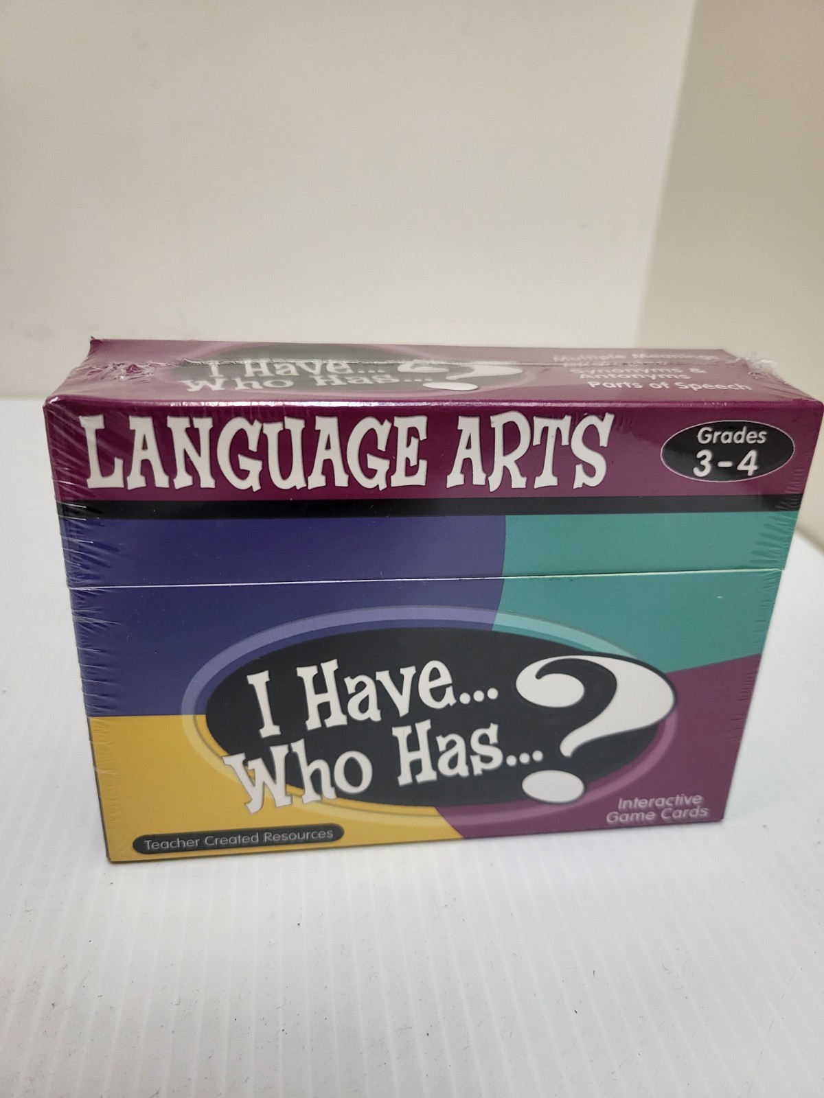 Teacher Created Resources I Have Who Has Language Arts Card Game – Grade 3-4