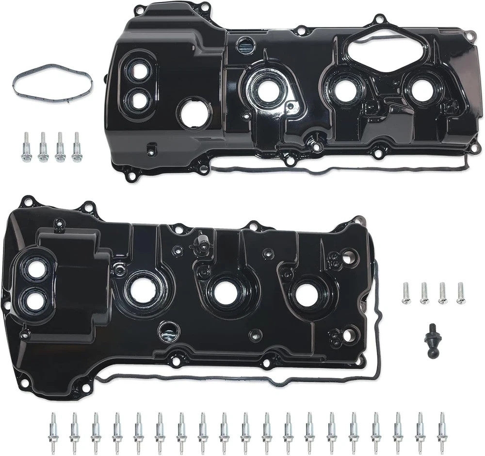 3.5L EcoBoost Aluminum Valve Cover Set (Pair) with Gaskets & Bolts Compatible wi