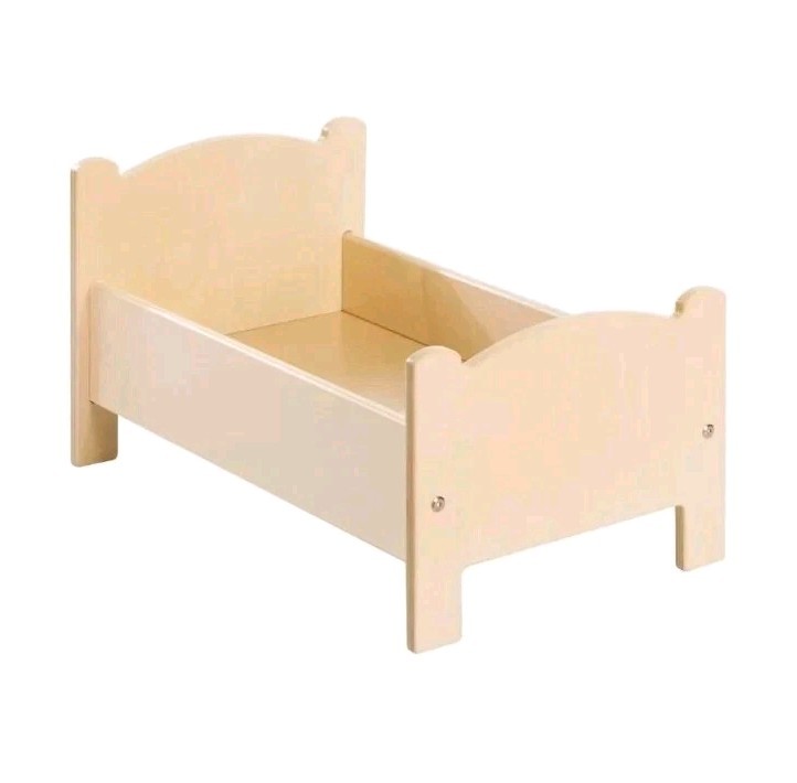 Kaplan Early Learning High Quality Wooden Doll Bed