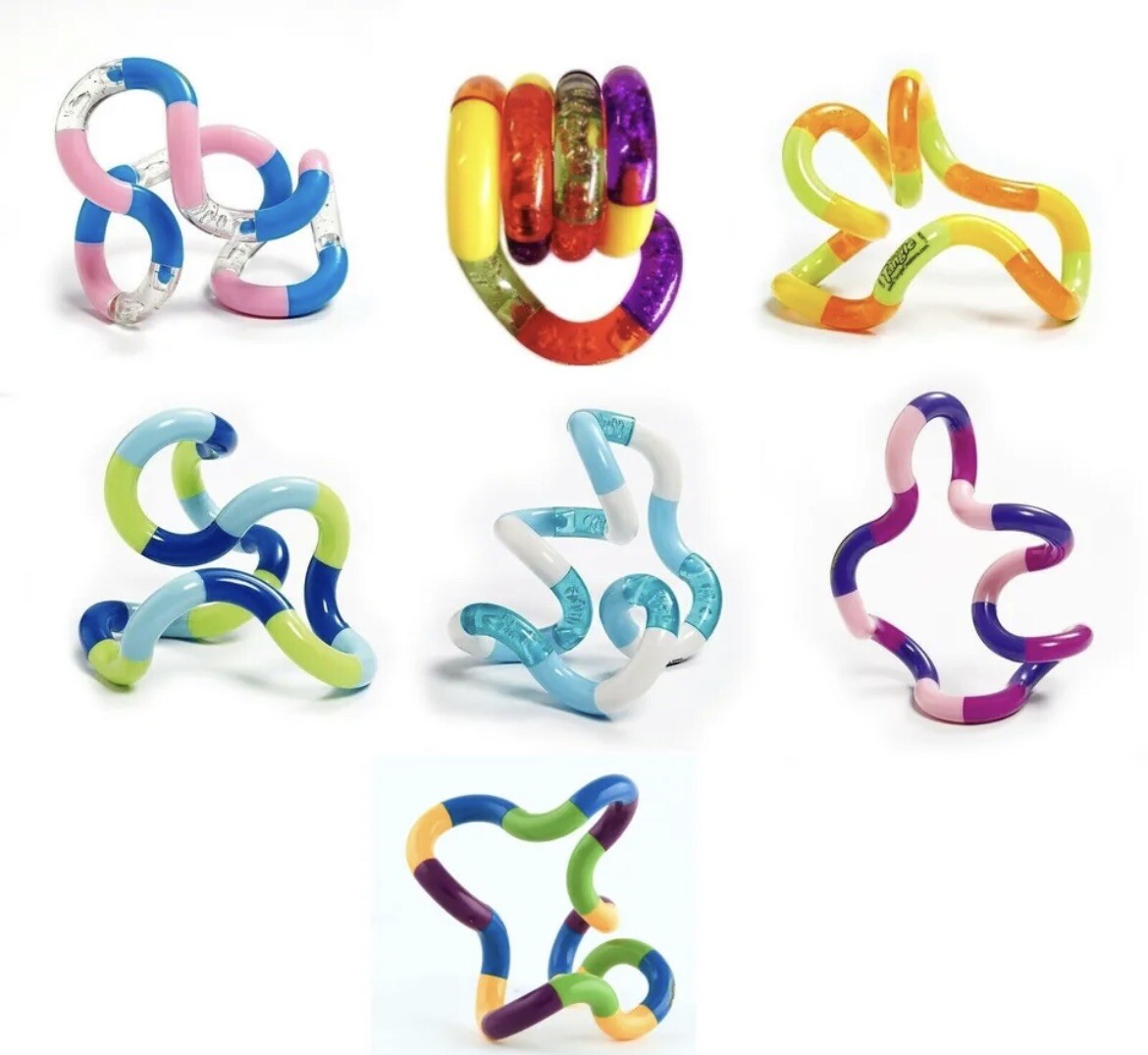 Genuine Tangle CLASSIC Junior Highly Tactile Fidget Stress Toy ASD Hand Therapy