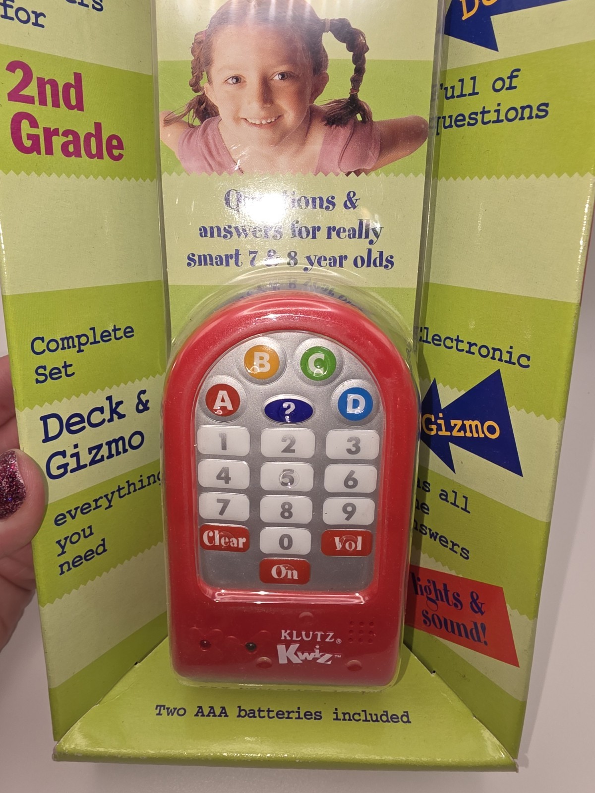 Klutz Kwiz 2nd Grade Math Quiz Deck Gizmo Sealed Educational Toy Set NEW