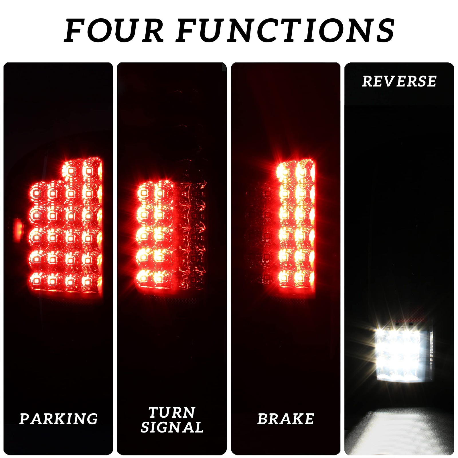 LED Tail Lights for Dodge RAM 1500 02-06/2500 3500 03-06, New Upgrade Black L…