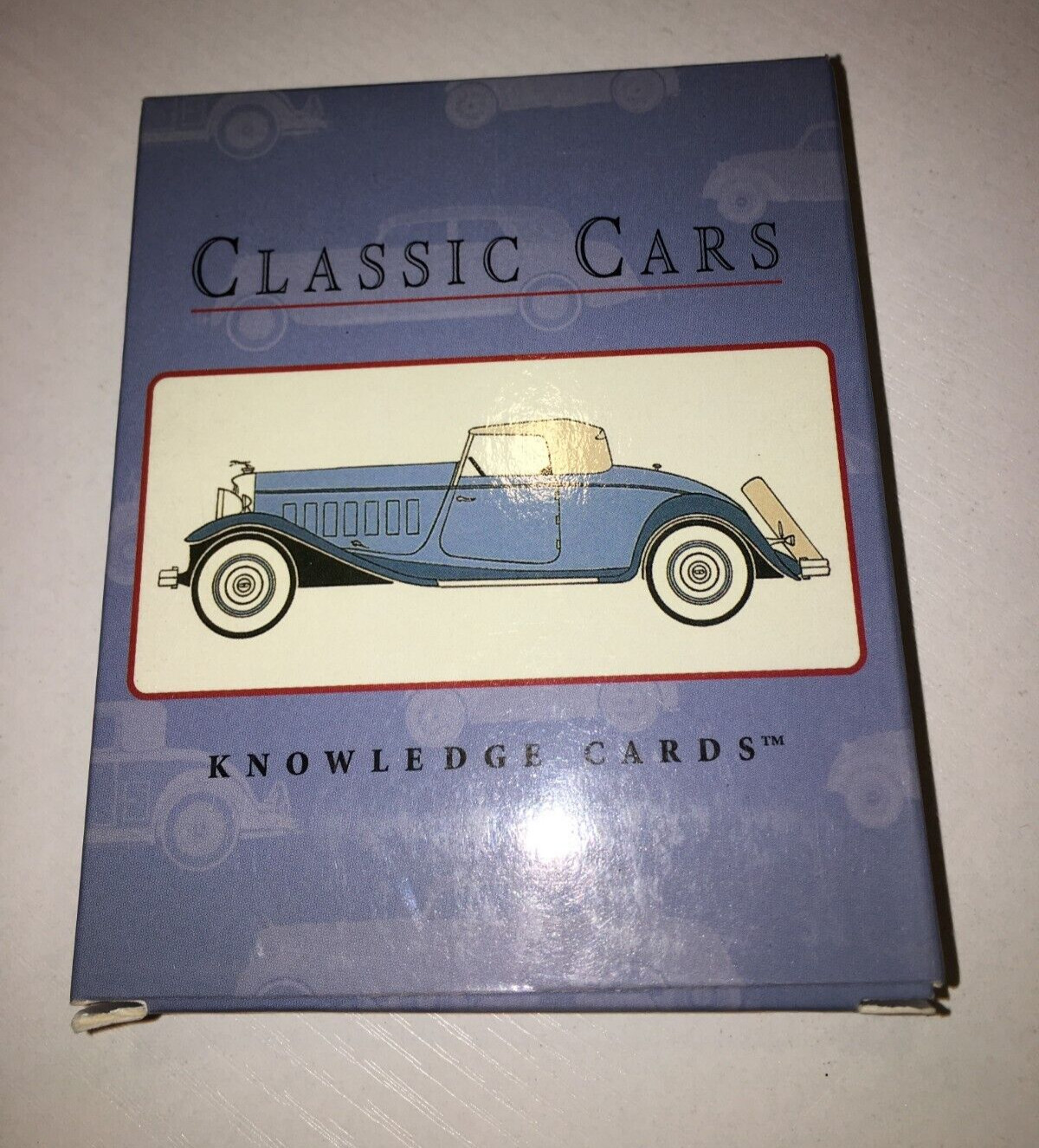 new childs adults Knowledge Cards classic cars pomegranate gag gift deck facts