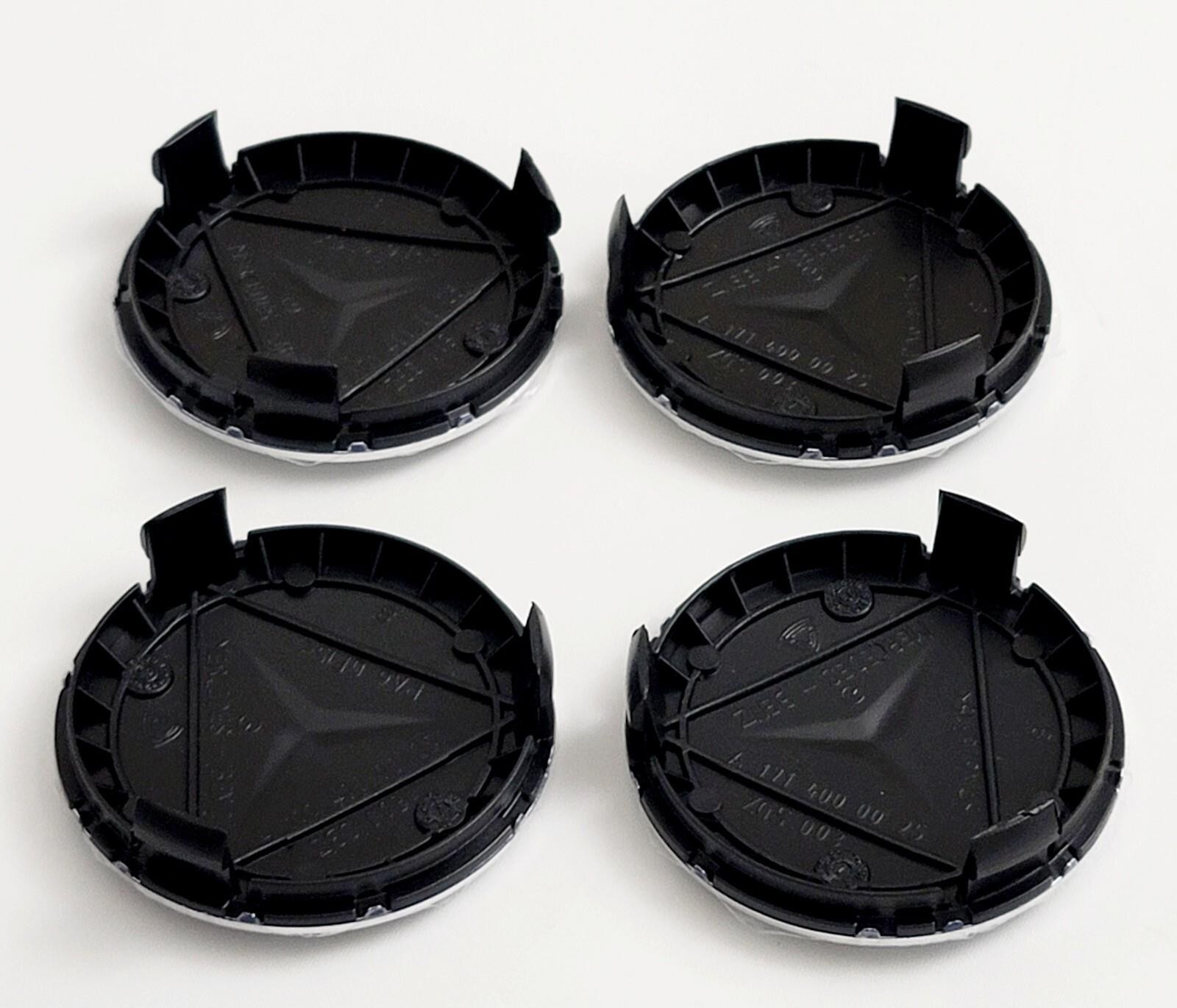 4 PACK Replacement Hubcap For Mercedes Benz Wheel Center Cap Wheat Blue Wreath