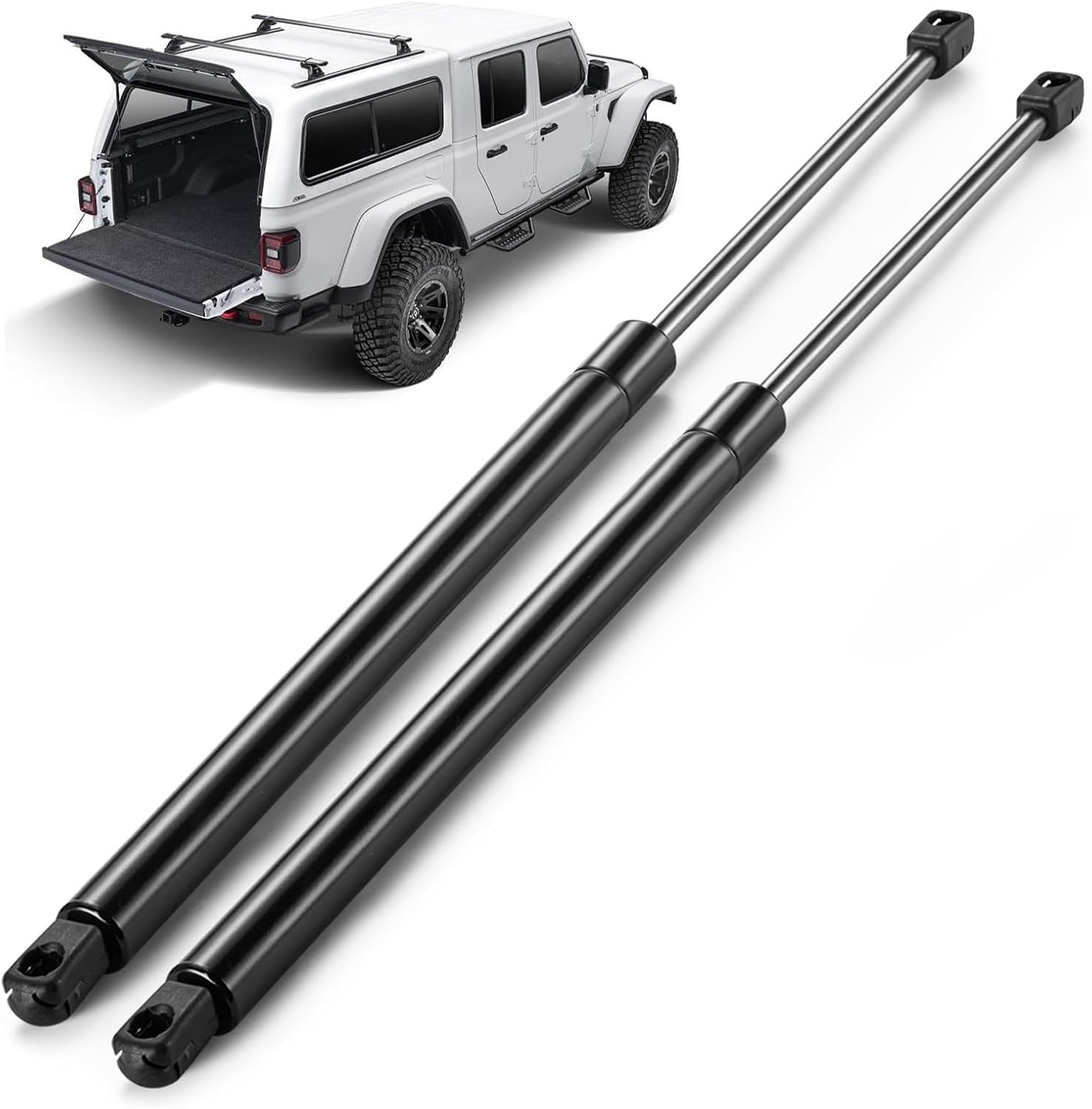 Rear Window Struts for Jeep Wrangler TJ 1997-2006, AVM 16403 Rear Back Glass Sho