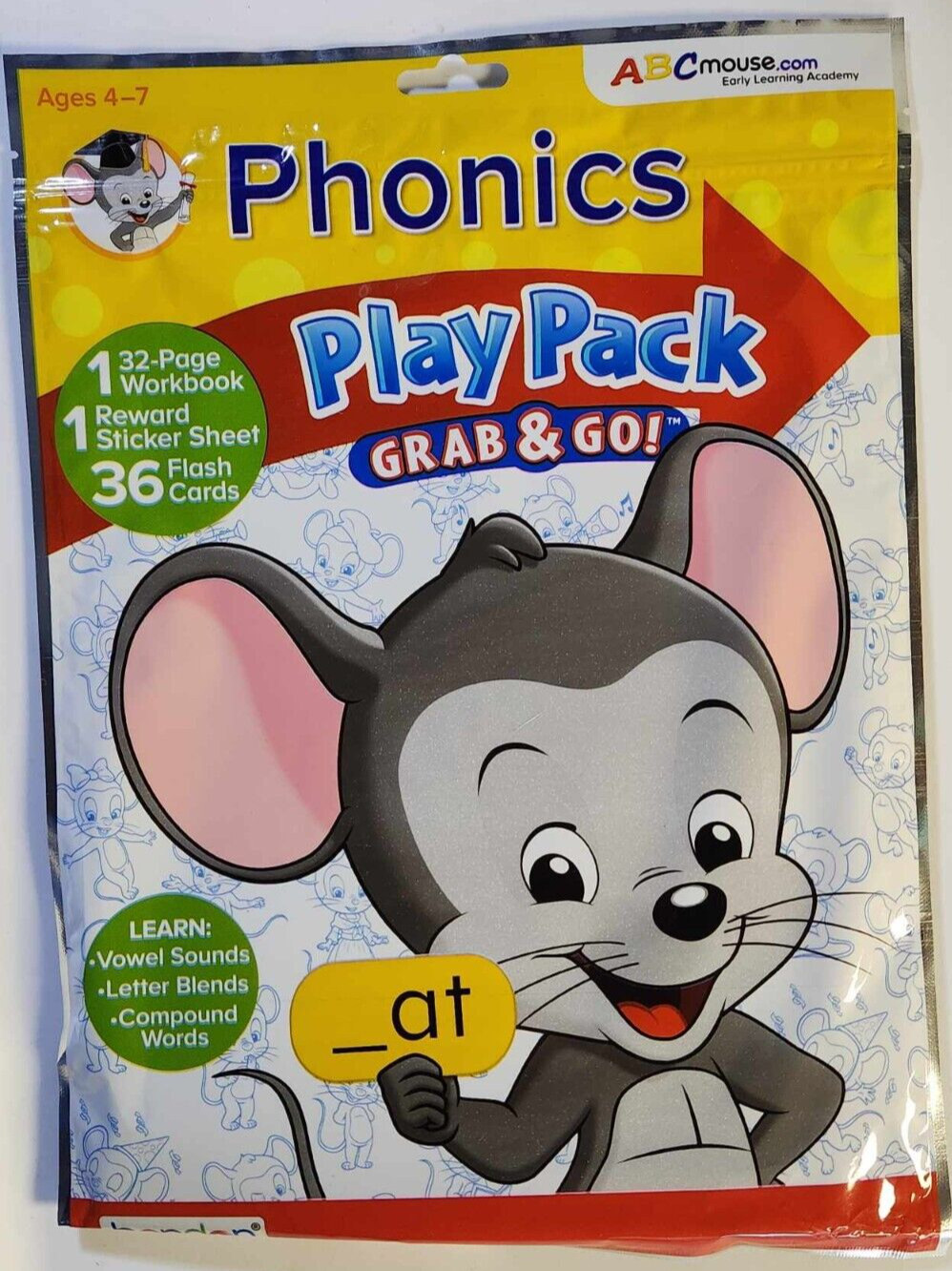 Phonics Play Pack Grab & Go Learn Vowels Letter Compound Words Age 4-7