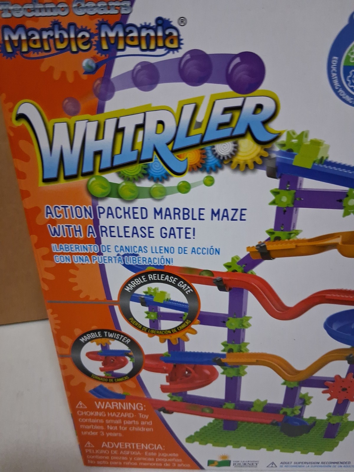 ” NEW ” WHIRLER! MARBLE MAZE Marble Mania TECHNO GEARS Learning Journey