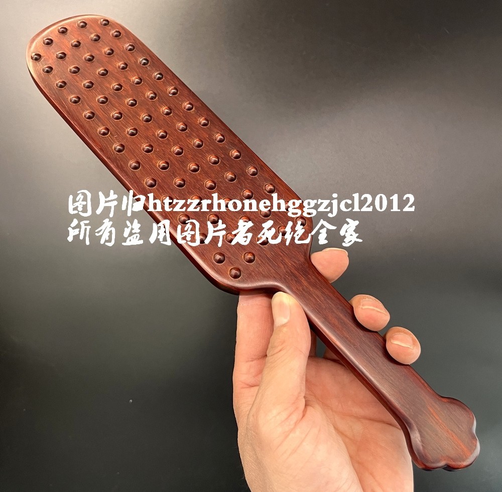 Natural Rosewood Carved Paddle Spanking Adult Toy Teacher Principal Discipline